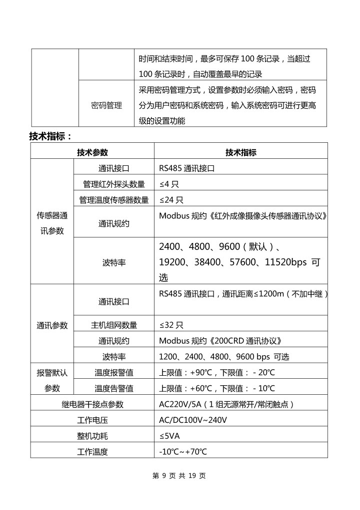 BHG-WTMB红外热成像无线测温装置